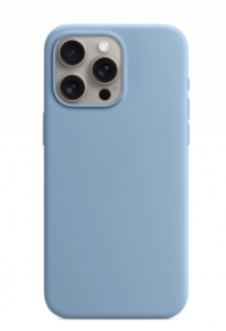 Housse de protection silicone rigide pour Iphone 14 Pro Max (Boite / BLISTER) bleu ciel