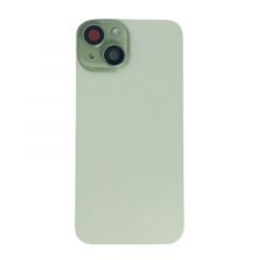 Face arrière pour Iphone 15 avec vitre caméra, nappe NFC ORI et flash vert