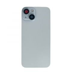 Face arrière pour Iphone 15 avec vitre caméra, nappe NFC ORI et flash bleu