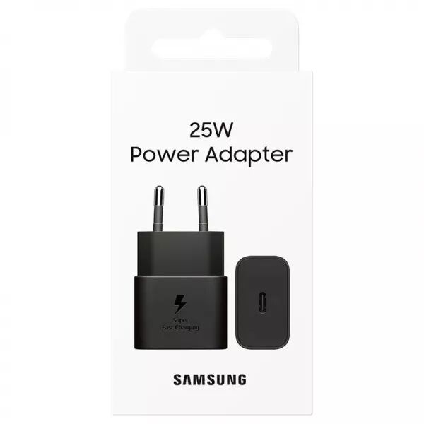 Adaptateur secteur Usb-C ORIGINAL Samsung 25W EP-T2510NBEGEU noir