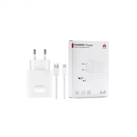 Adaptateur secteur ORIGINAL HUAWEI USB USB-C/Type C 60W CP81 (Boite/BLISTER) Blanc
