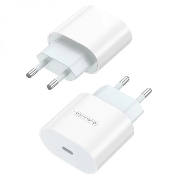 Adaptateur secteur USB-C (20W) JELLICO AK200 (Boite/blister) blanc