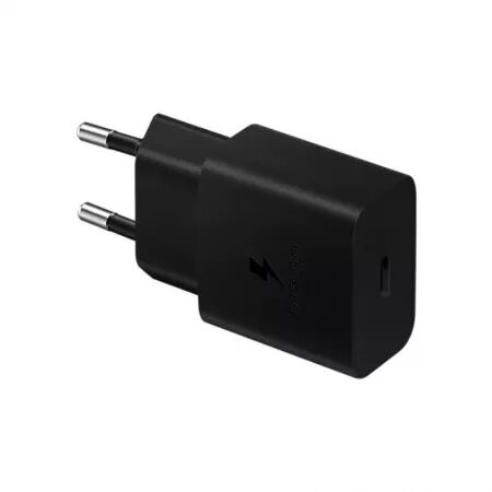 Adaptateur secteur USB-C avec cable ORIGINAL USB-C/Type C charge rapide SAMSUNG 15W EP-T1510XBEGEU (Boite/BLISTER) noir