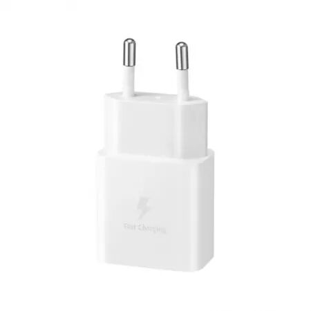 Adaptateur secteur USB-C avec cable ORIGINAL USB-C/Type C charge rapide SAMSUNG 15W EP-T1510XWEGEU (Boite/BLISTER) blanc