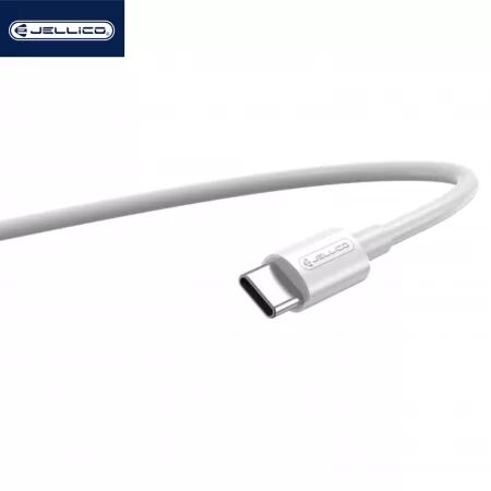 Adaptateur secteur USB-C avec cable USB-C/Type C vers Lightning (20W) JELLICO C86 (Boite/ BLISTER) blanc