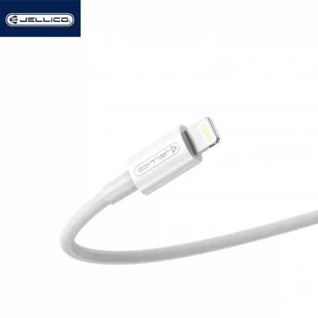 Adaptateur secteur USB-C avec cable USB-C/Type C vers Lightning (20W) JELLICO C86 (Boite/ BLISTER) blanc