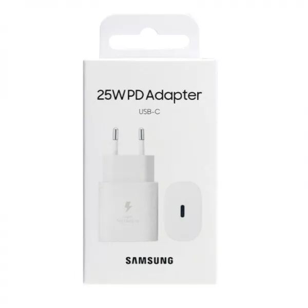 Adaptateur secteur USB-C ORIGINAL SAMSUNG 25W EP-TA800NWEGEU (Boite/blister) blanc