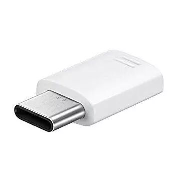 Adaptateur USB-C/Type C vers Micro Usb ORIGINAL SAMSUNG G930 Galaxy S7 EE-GN930BWE (Boite/BLISTER) blanc