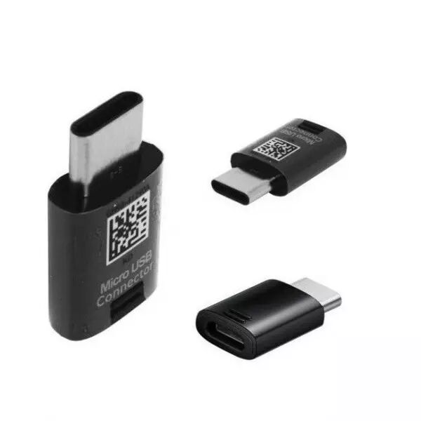 Adaptateur USB-C/Type C vers Micro Usb ORIGINAL SAMSUNG G950 Galaxy S8 GH98-41290A (vrac/bulk) noir