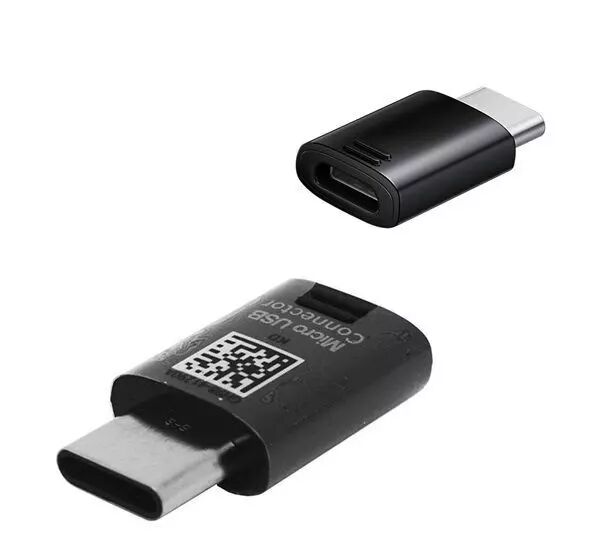 Adaptateur USB-C/Type C vers Micro-Usb ORIGINAL SAMSUNG S10 GH96-12330A (vrac/bulk) noir