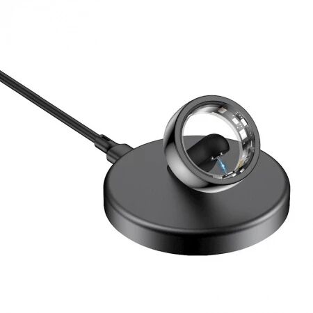 Bague connect&eacute;e Riversong Trinity avec suivi sant&eacute; taille 10 (diam&egrave;tre int&eacute;rieur 20 mm) SR01 noir