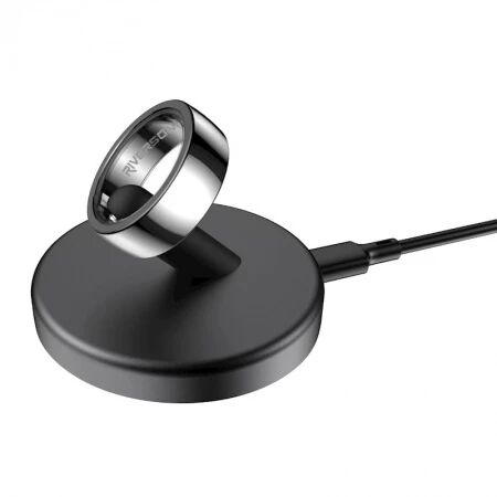 Bague connect&eacute;e Riversong Trinity avec suivi sant&eacute; taille 8 (diam&egrave;tre int&eacute;rieur 18 mm) SR01 blanc