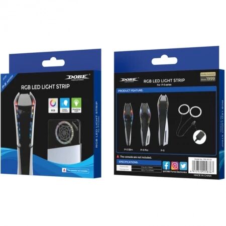 Bande lumineuse pour PlayStation 5 / PS5 DOBE TP5-35120 (Boite/blister)