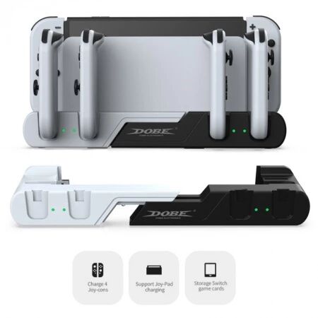 Base de recharge pour Joy-Con Nintendo Switch OLED (G/D) DOBE TNS-0122B (Boite/blister)