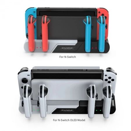 Base de recharge pour Joy-Con Nintendo Switch OLED (G/D) DOBE TNS-0122B (Boite/blister)
