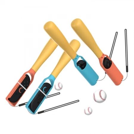 Batte de baseball pour Nintendo Switch 2 DOBE TNS-5102 (Boite/blister) orange/bleu