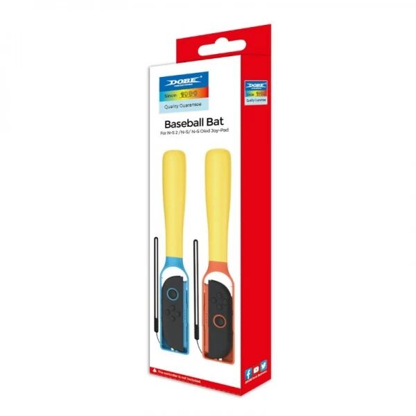 Batte de baseball pour Nintendo Switch 2 DOBE TNS-5102 (Boite/blister) orange/bleu