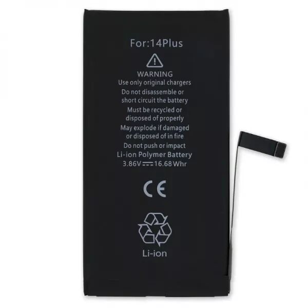 Batterie de qualit� sup�rieure (puce TI) iPhone 14 Plus sans message d\'erreur