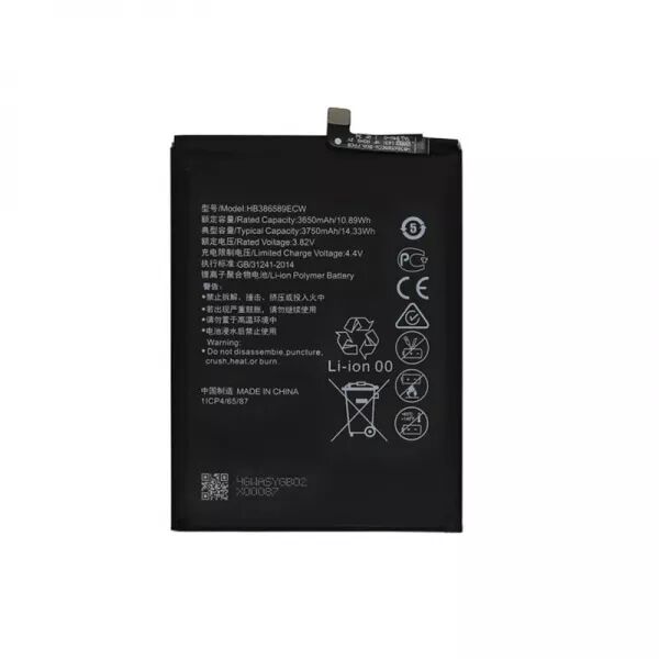 Batterie interne pour HUAWEI P10 PLUS/ MATE 20 LITE/ NOVA3 / NOVA4 / HONOR 20/ HONOR PLAY / HONOR VIEW / HONOR 8X / HB386589ECW GENERIQUE