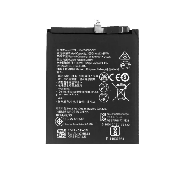 Batterie interne pour HUAWEI P30 HB436380ECW GENERIQUE
