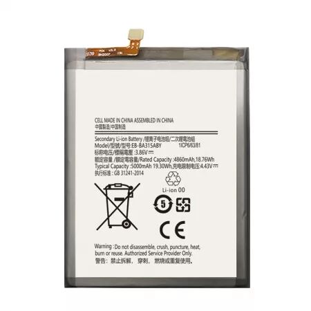 Batterie interne pour SAMSUNG A31 4G EB-BA315ABY GENERIQUE