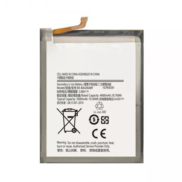 Batterie interne pour SAMSUNG A42 5G / A32 5G / A72 EB-BA426ABY GENERIQUE