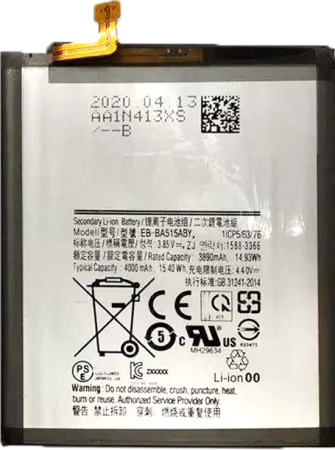Batterie interne pour SAMSUNG A51 EB-BA515ABY GENERIQUE