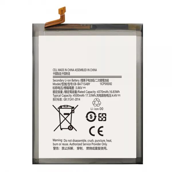 Batterie interne pour SAMSUNG A71 EB-BA715ABY GENERIQUE
