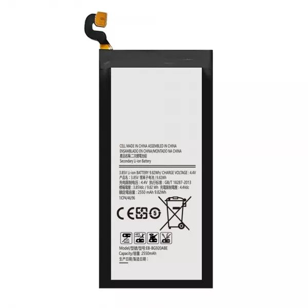 Batterie interne pour SAMSUNG S6 EB-BG920ABE GENERIQUE
