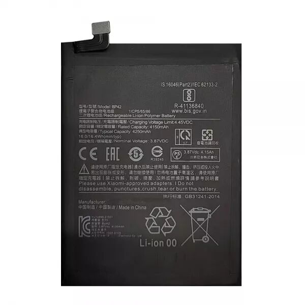 Batterie interne pour XIAOMI 11 Lite (4G/5G/5G NE) BP42 G�n�rique