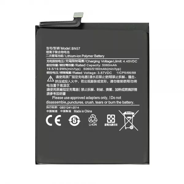 Batterie interne pour XIAOMI Poco X3 NFC / X3 Pro BN57 GENERIQUE