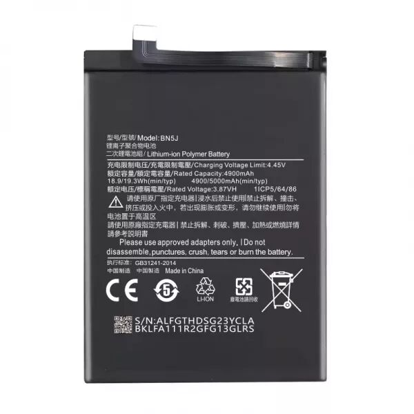 Batterie interne pour XIAOMI Poco X5 5G/Redmi Note 12 5G/12T Pro BN5J G�n�rique