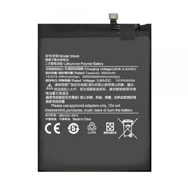 Batterie interne pour XIAOMI Redmi 7/Note 8T/Note 6/Note 8/Note 8 (2021) BN46 G�n�rique