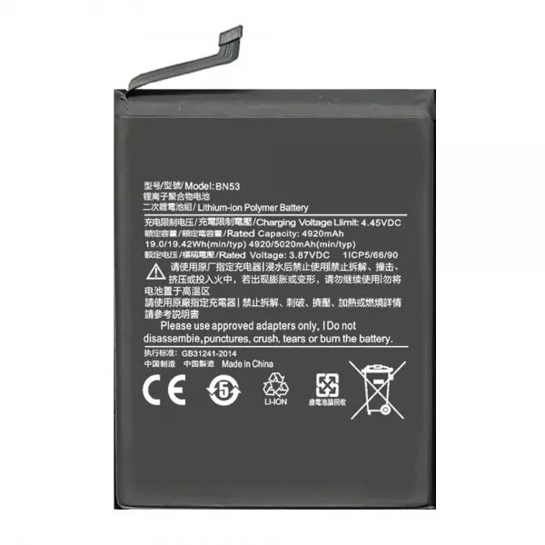 Batterie interne pour XIAOMI Redmi Note 9 Pro/Redmi Note 10 Pro 4G BN53 G�n�rique