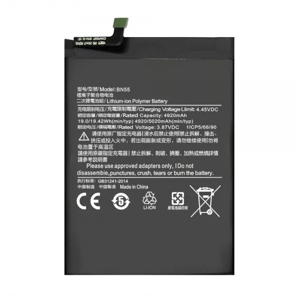 Batterie interne pour XIAOMI Redmi Note 9S BN55 G�n�rique