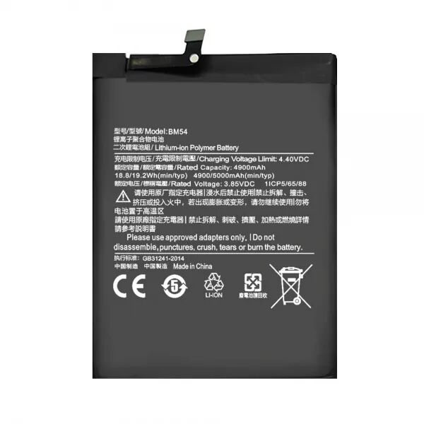 Batterie interne pour XIAOMI Redmi Note 9T/Note 9 5G BM54 G�n�rique