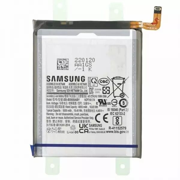 Batterie ORIGINALE SAMSUNG S908 Galaxy S22 Ultra 5G 2022 EB-BS908ABY