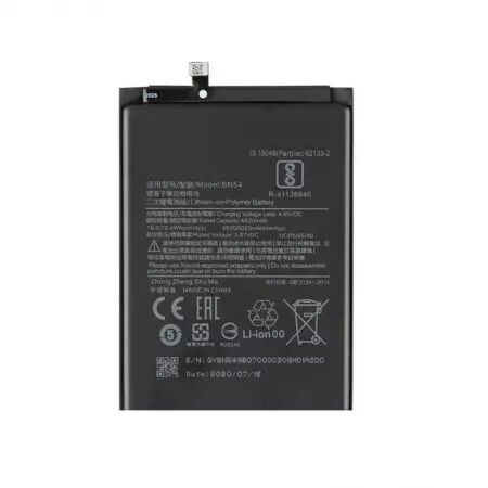 Batterie ORIGINALE Xiaomi Redmi 9 / Redmi Note 9 BN54