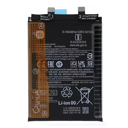 Batterie ORIGINALE Xiaomi Redmi Note 11 Pro 5G / Poco X4 Pro 5G BN5E