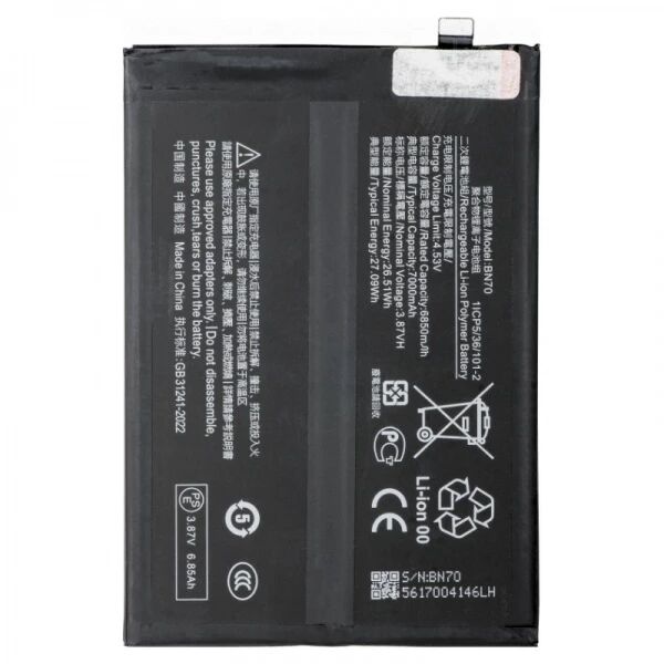Batterie Xiaomi Redmi Note 15 4G BN70 compatible