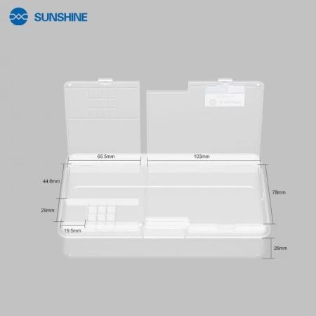 Boîte de Rangement Multifonction pour Cartes Mères de Téléphone SUNSHINE SS-001A Pro