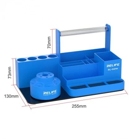 Boîte de rangement multifonction rotative RELIFE RL-001H / Bleu