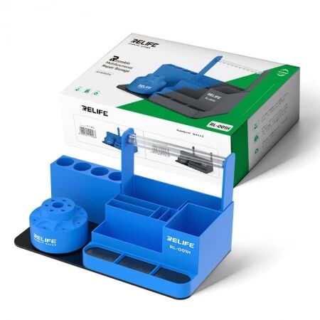 Boîte de rangement multifonction rotative RELIFE RL-001H / Bleu