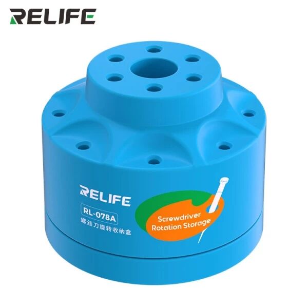 Bo�te de rangement rotative pour tournevis RELIFE RL-078A