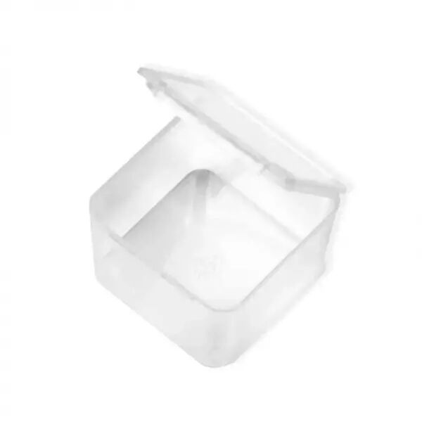 Boite de rangement transparente 4 x 4 x 3 cm en plastique pour composants de smartphones SUNSHINE SS-038