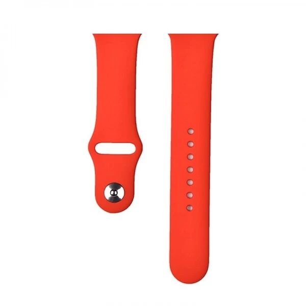 Bracelet Deluxe Sport en silicone pour Apple Watch 49 mm/46 mm/45 mm/44 mm DEVIA rouge