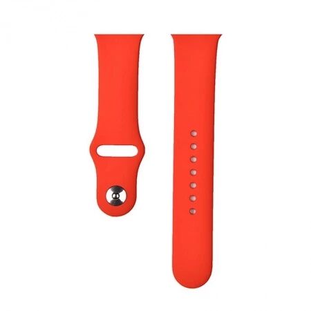 Bracelet Deluxe Sport en silicone pour Apple Watch 49 mm/46 mm/45 mm/44 mm DEVIA rouge