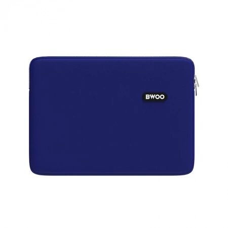BWOO neoprene laptop bag size 15\  dark blue