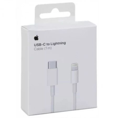 Cable Usb-C ORIGINAL Lightning 2 m&eacute;tres Apple iPhone MKQ42AM/A blanc