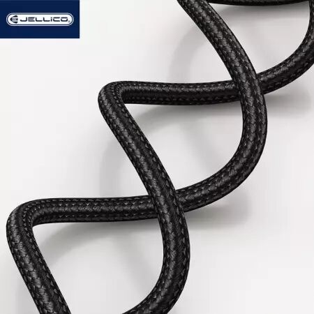 Cable USB-C/Type C vers Lightning (3.1A) 1 mètre avec embouts en Zinc JELLICO B8 (Boite/BLISTER) noir